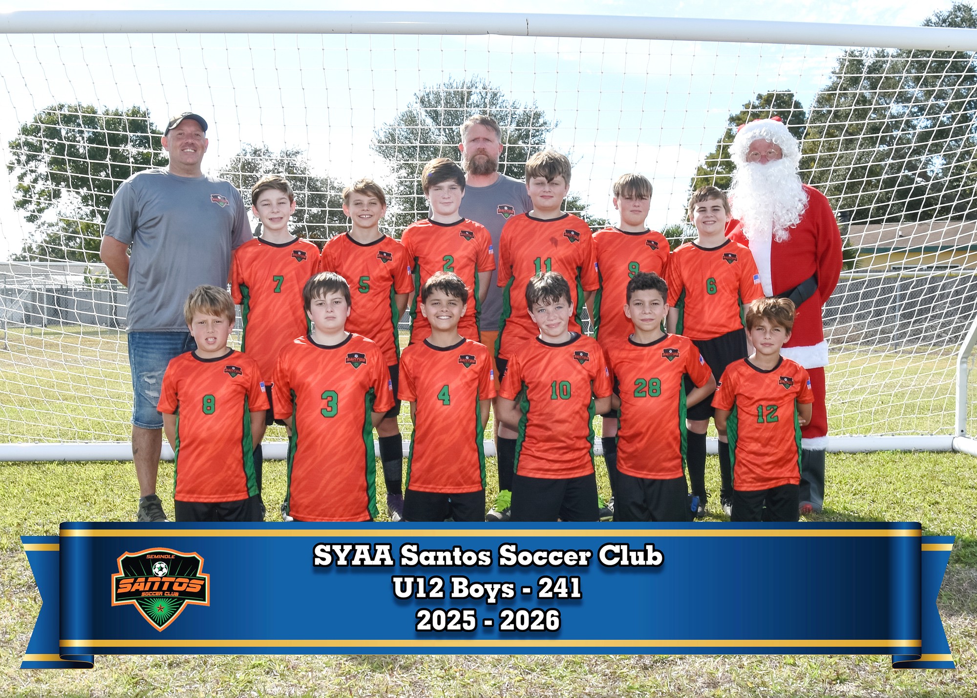 SYAA Santos U12 Boys – 241 team photo