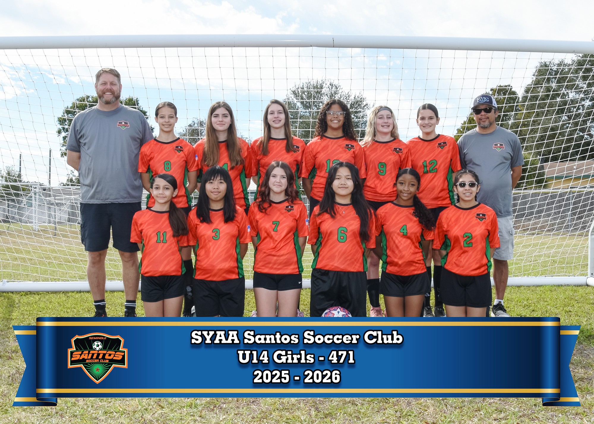 SYAA Santos U14 Girls – 471 team photo