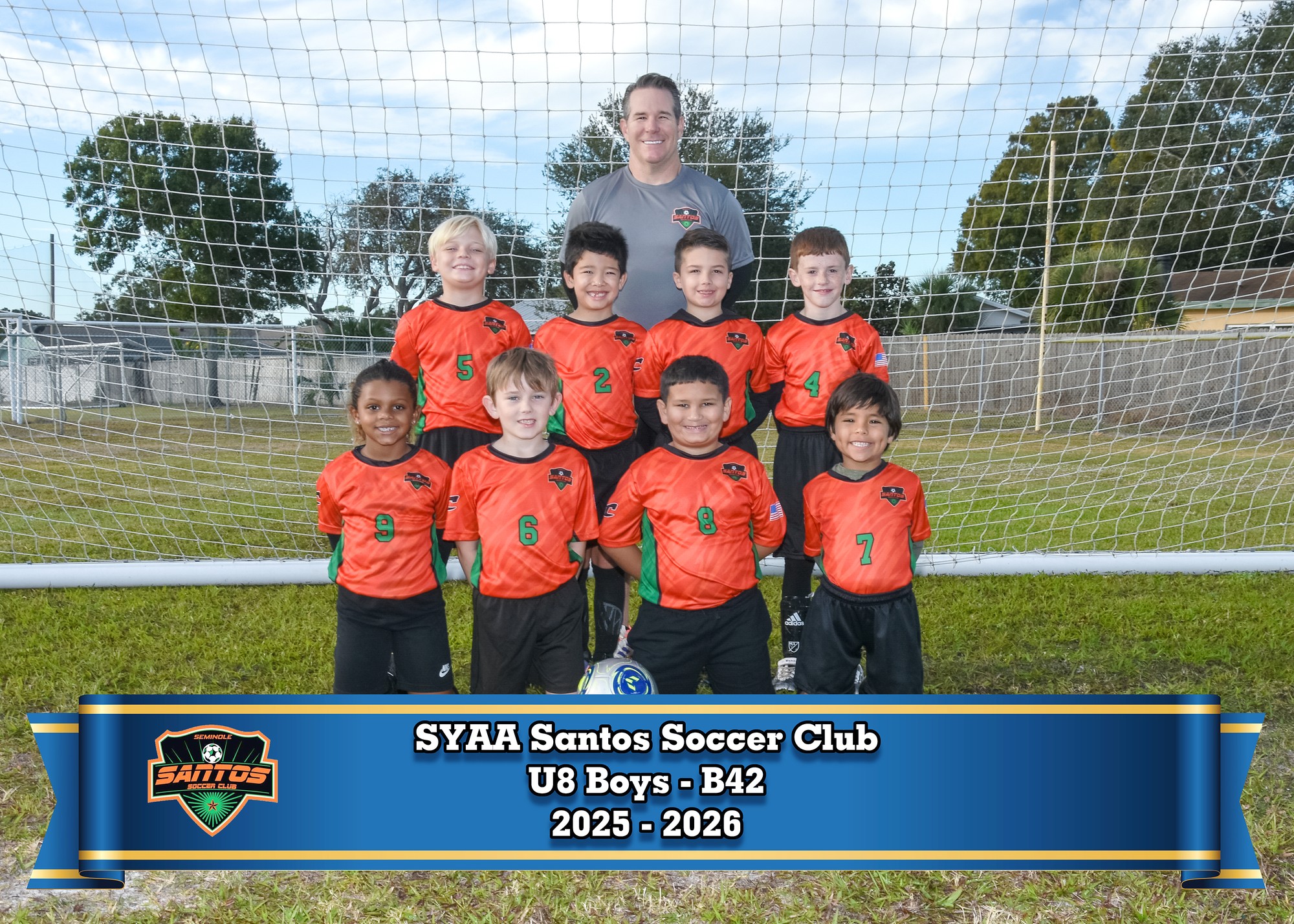 SYAA Santos U8 Boys – B42 team photo